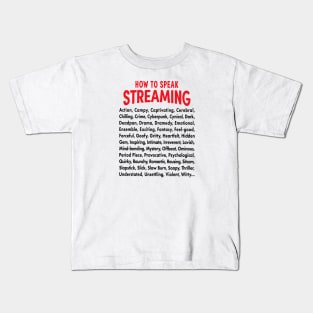 Vocabulary of Streaming Kids T-Shirt